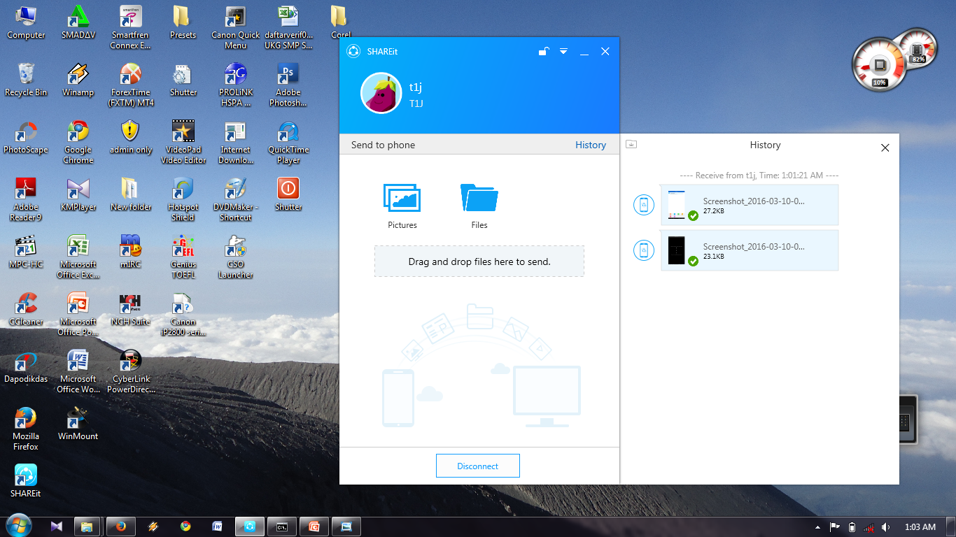 Hanya ini: Cara Mengirim data dari handphone ke laptop dan sebaliknya