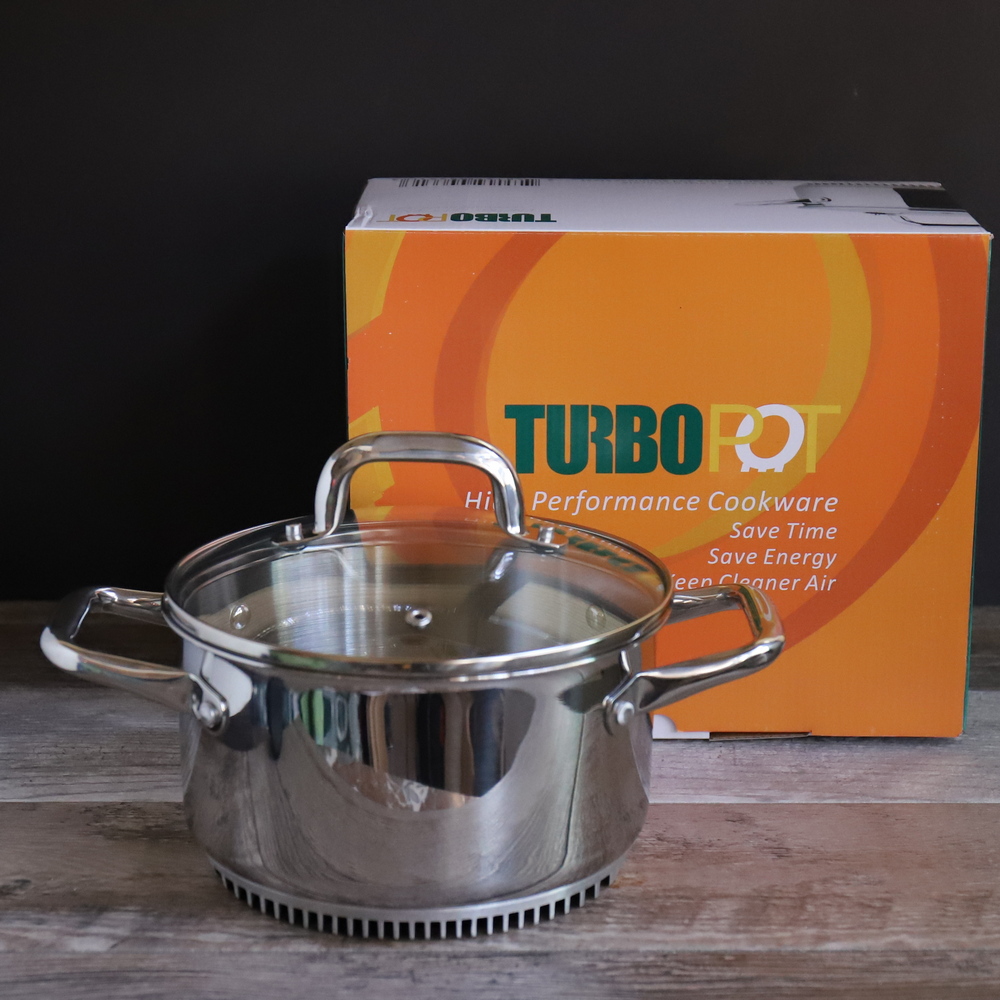 TURBO POT RAPID HEAT CERAMIC 10-INCH NONSTICK FRY PAN WITH ERGONOMIC H –  Turbo Pot