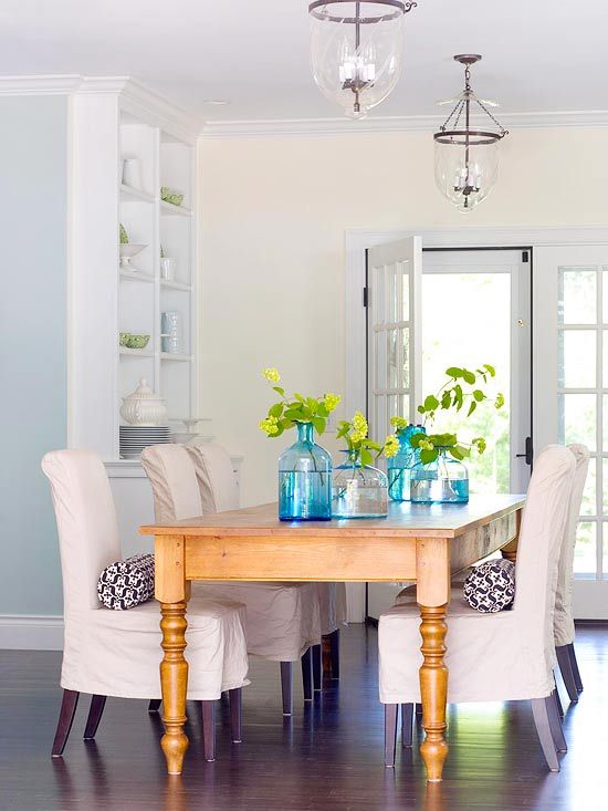 Ideas para centros de mesa para comedor Mesas para salon clasicas 2017