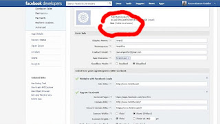Facebook developers page Image