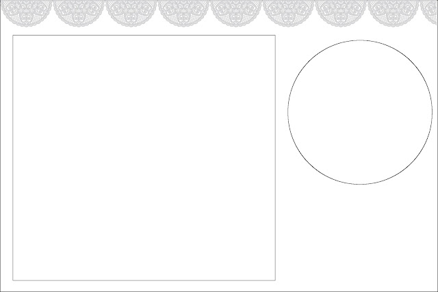 Silver Lace Free Printable Invitations, Labels or Cards.