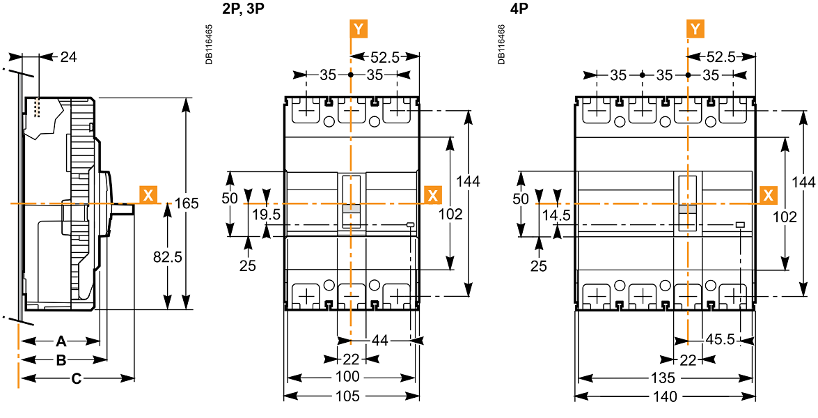 Tủ điện phân phối 250A Schneider DB250A Cơ Điện Tử Sài Gòn