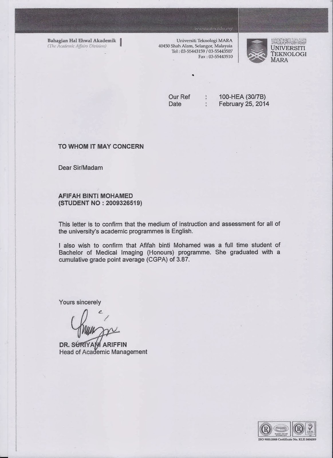 Wonderful Life.. Thank You Allah Financial guarantee & letter of