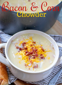 Bacon and Corn Chowder soup recipe from Served Up With Love