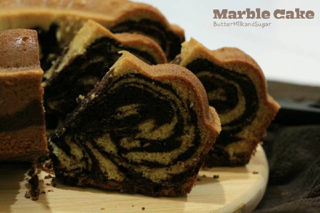 Dijamin Enak Inilah Resep Marble Cake Marmer Cake By Buttermilkandsugar Koki Tangguh Bunda Nusantara