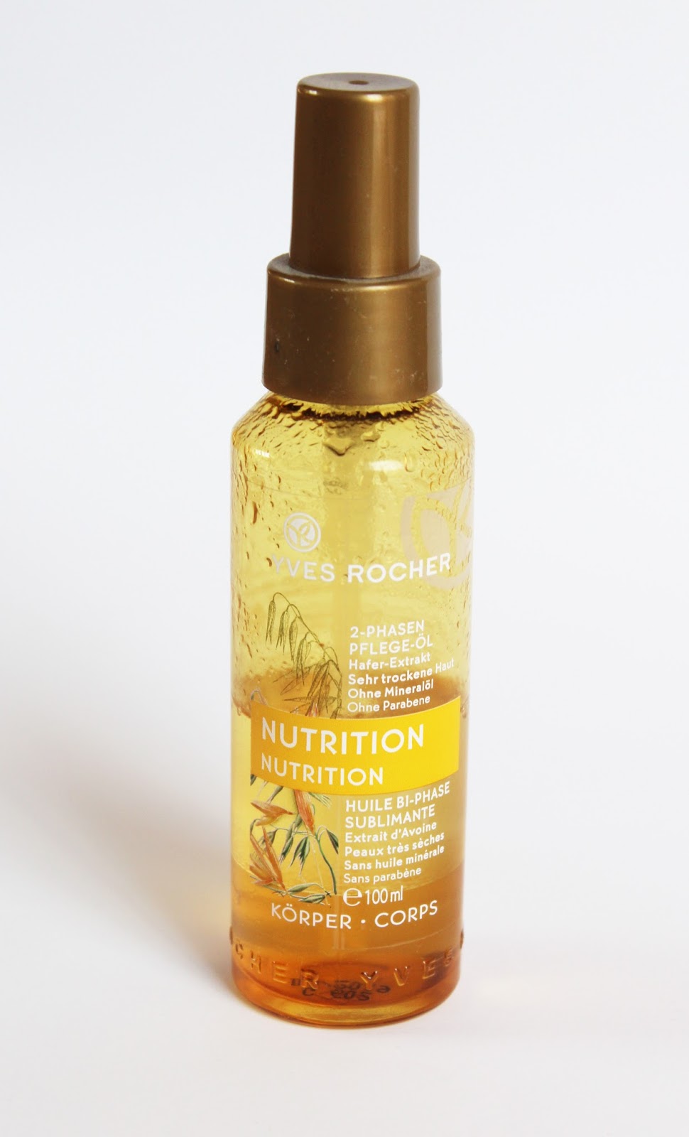 Rosalie & Violetta Yves Rocher Body Oil with oat extract