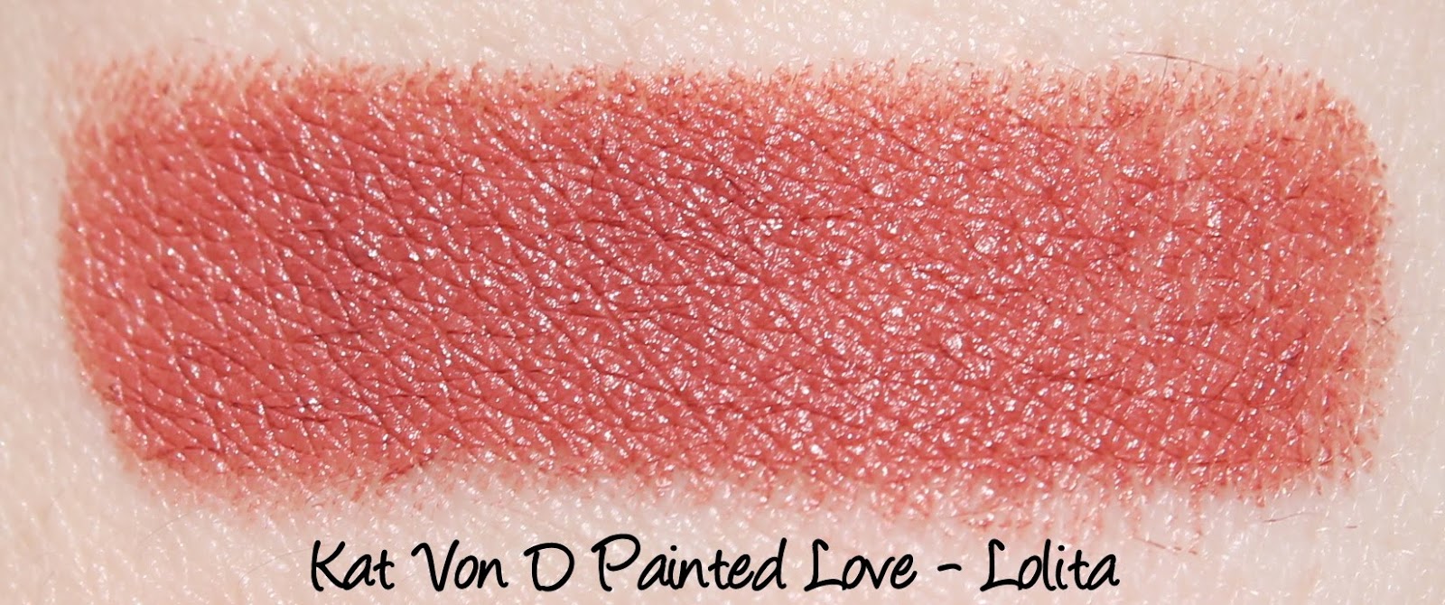 Kat Von D Painted Love Lipstick - Lolita Swatches & Review