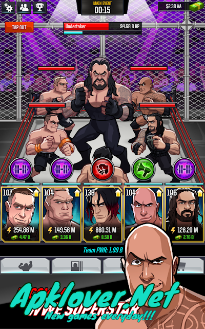 WWE Tap Mania MOD APK unlimited money WWE Tap Mania MOD APK