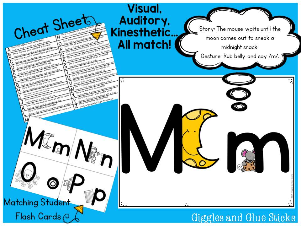 Giggles and Glue Sticks.... Learning Our ABCs!