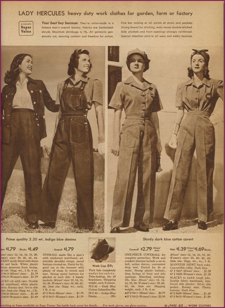 Buttons and bobbins: A 1940s Trousers Saga. Part 2: Photos and sources