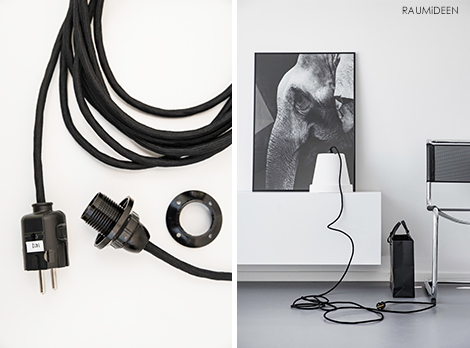 DIY-IDEE - eine Leuchte im Readymade-Design