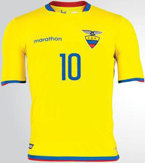 エクアドル代表 コパアメリカ2015 ユニフォーム-ホーム