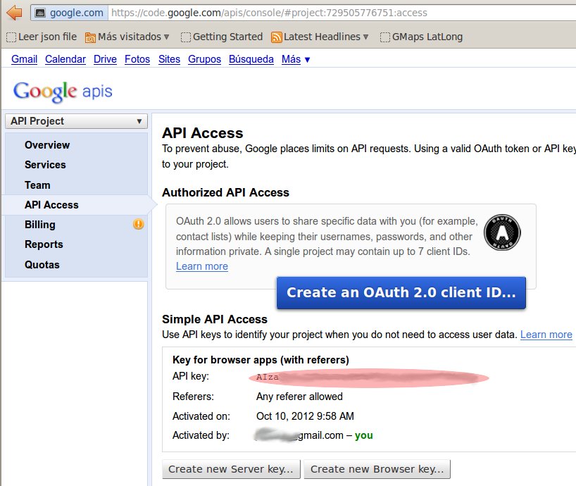 Tecnología varios Obtener llave (Key) para Google Maps API v2 y otros