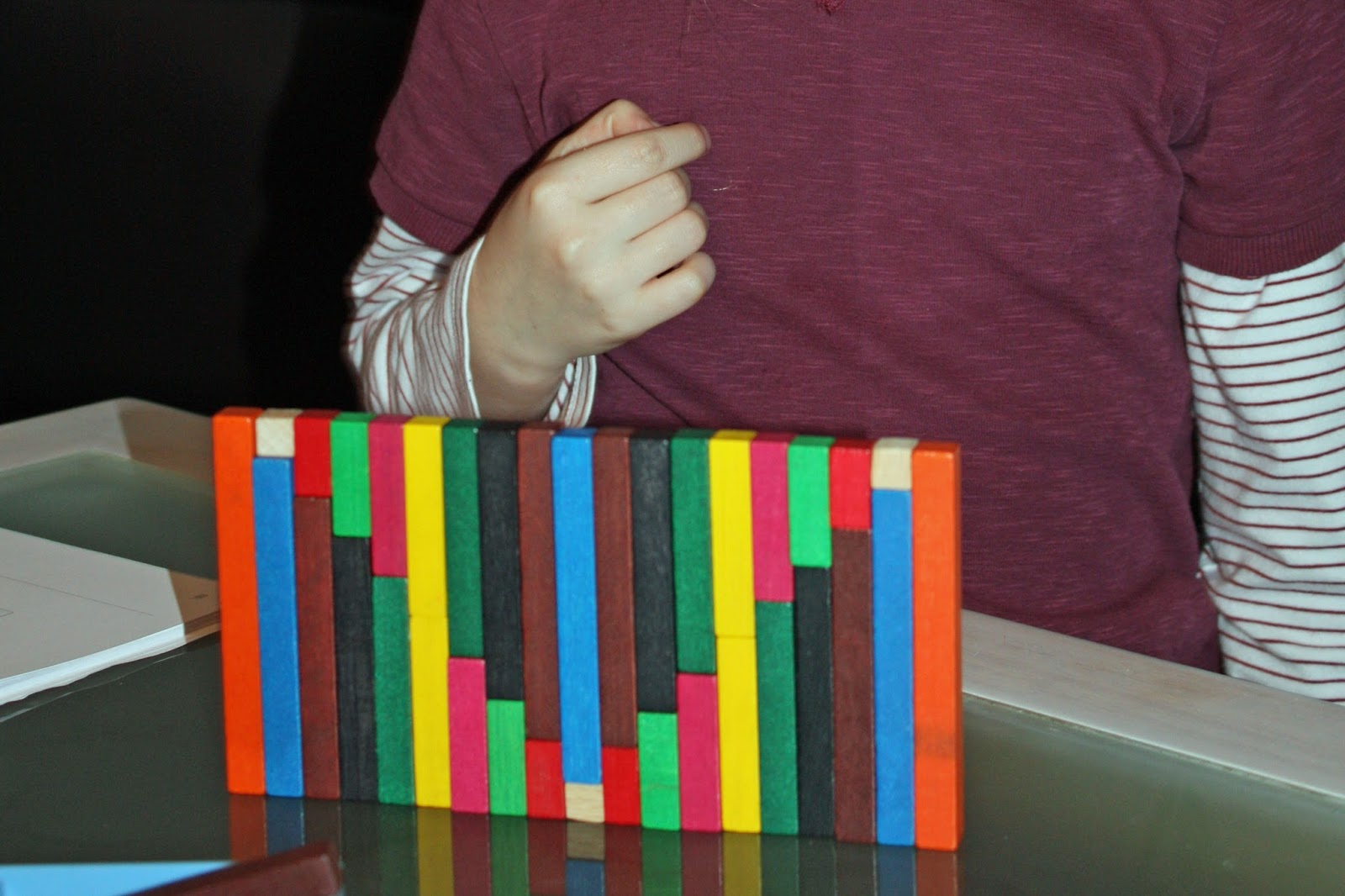 Cuisenaire - Farbige Rechenstäbchen: Treppe / Doppeltreppe / Ergänzung