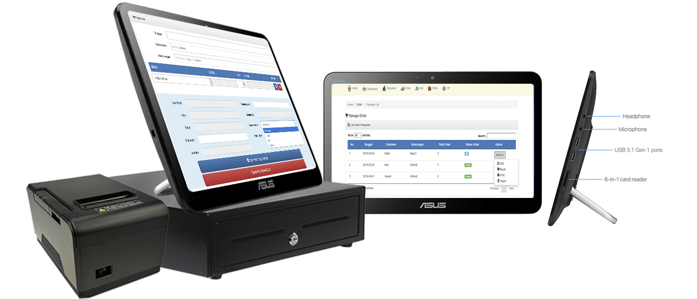 Restoran cafe online system mobile