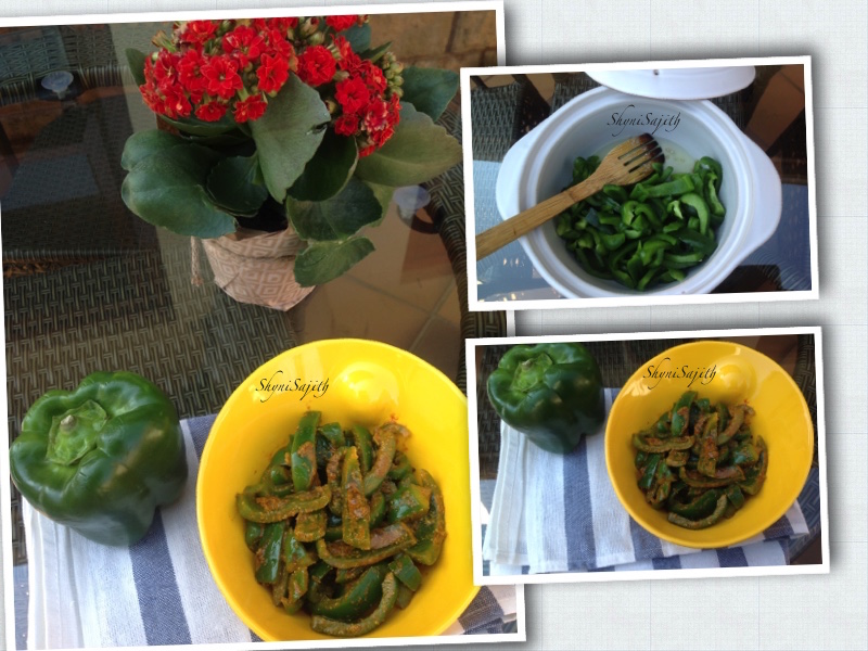 My Cooking Experiments......... Capsicum Pickle