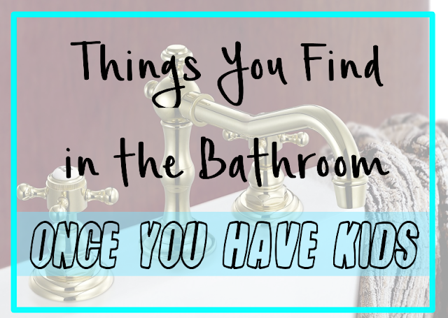 Your bathroom used to be the most boring room of the house. Then you had kids, and now you never know what you're going to find in there...  {posted @ Unremarkable Files}