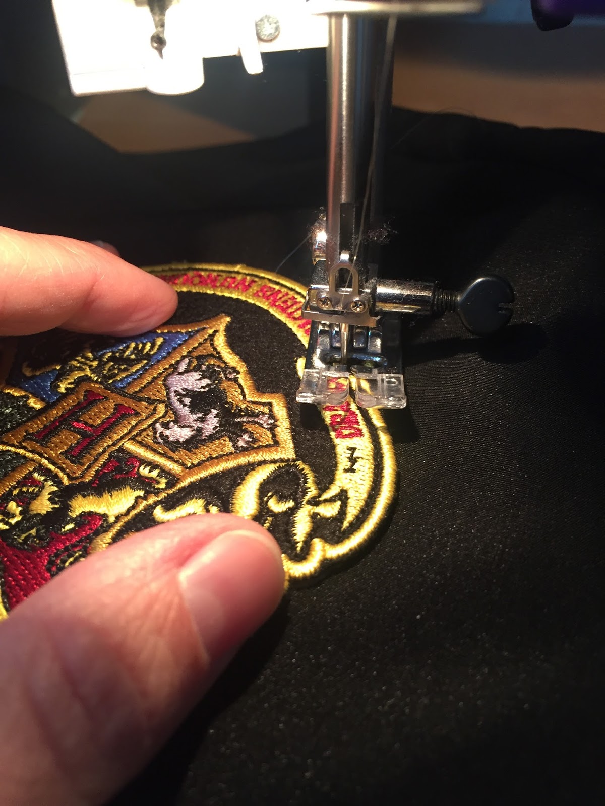 Any tips for sewing on patches? The patch is pretty thick : r/sewing