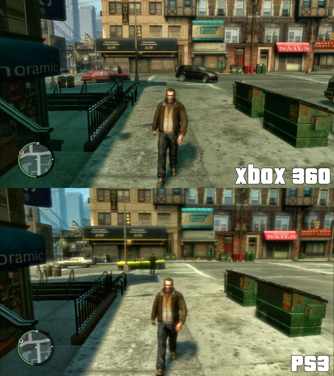 Какие игры знают такие. GTA IV xbox360 vs ps3. Grand Theft auto IV пс4. PLAYSTATION 3 Grand Theft auto 4. Xbox 360 и ПС 3 Графика.