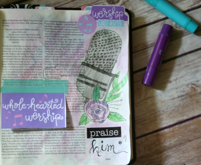 You do NOT have to be an artist to be creative in your journaling; try tracing onto your pages!