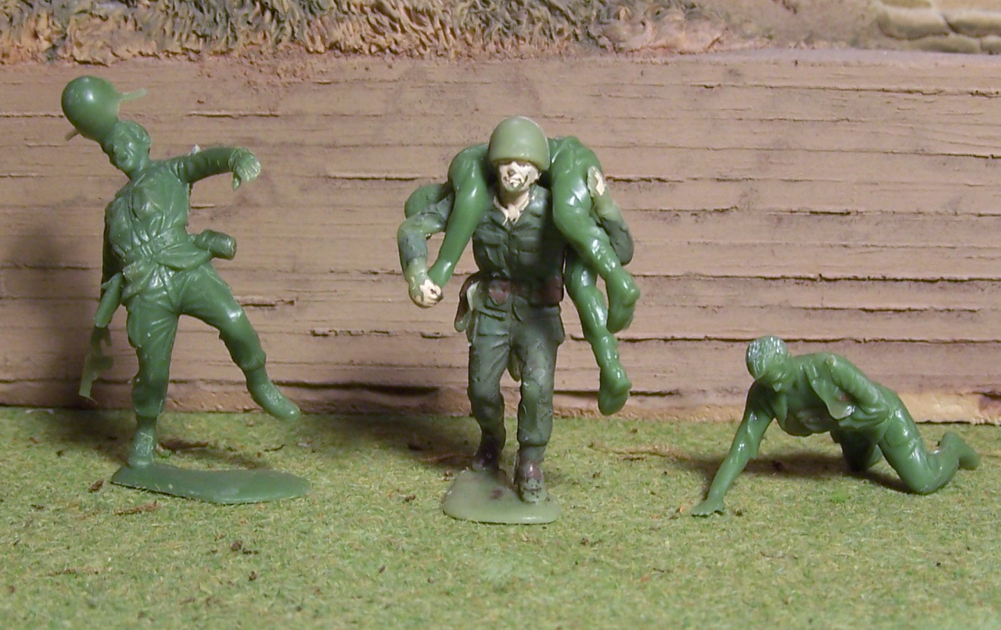 WWII Plastic Toy Soldiers Marx Toy Soldiers