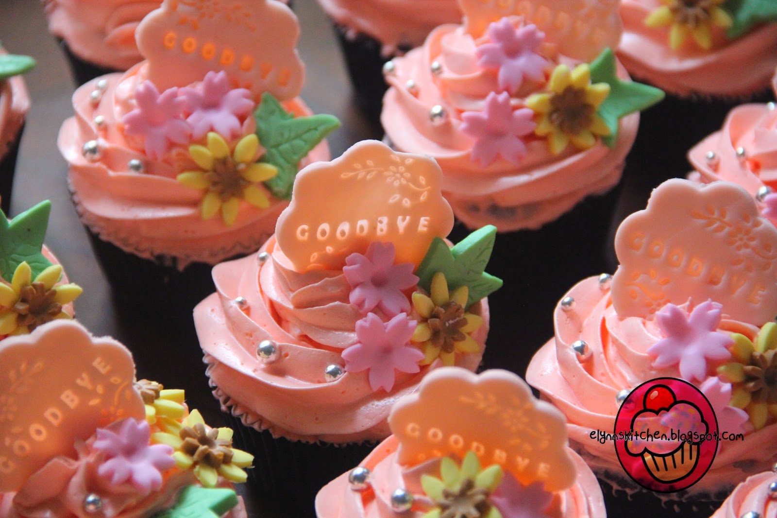 Elynn's Kitchen Cupcakes & More... Cupcakes for Farewell Party at Office