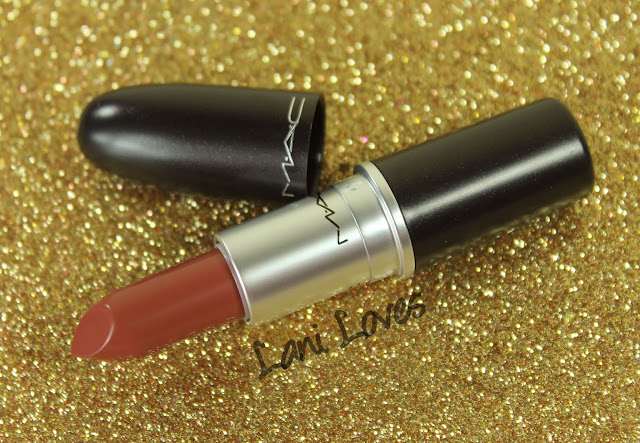 MAC Whirl lipstick swatches & review