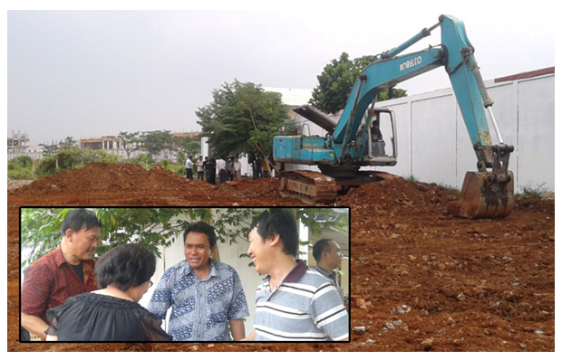 PENGERASAN LAHAN PARKIR - Gereja Santo Albertus