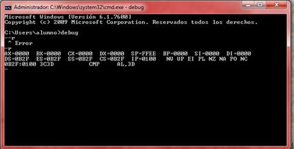 Lenguajes de Interfaz: Actividad # 6 Leer y Ejecutar los Comandos del debug