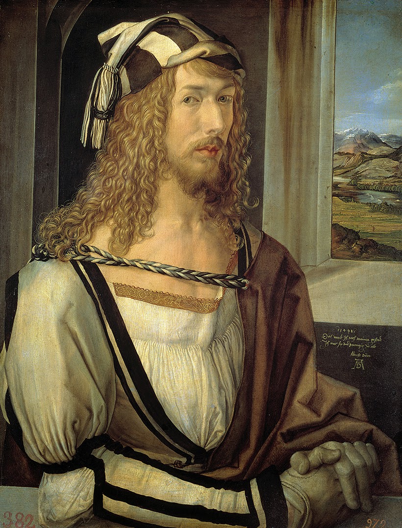 Alberto Durero, Autorretrato (1498), Museo del Prado, Madrid Alberto Durero, Autorretrato (1498), Museo del Prado, Madrid