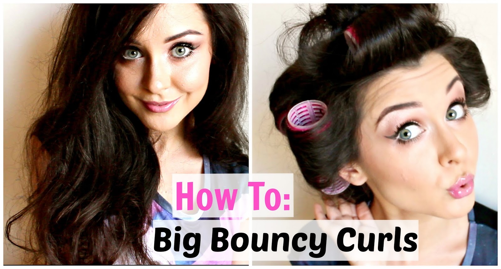 Kate's Beauty Station How To Big, Bouncy Curls Using Rollers