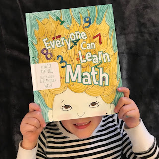 Are you looking for a fun way to begin talking about math to your young children? Everyone Can Learn Math is the story of Amy who decides to push through her math anxieties and is the perfect book to instill a growth mindset in our kids.