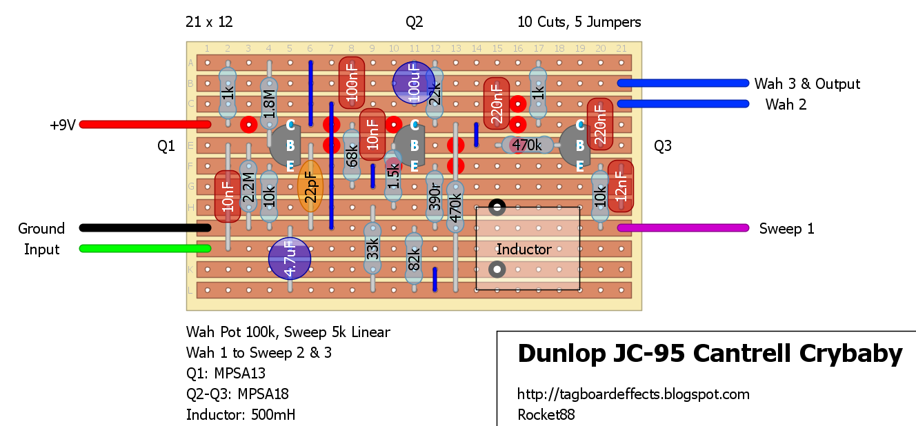 Dunlop Cry Baby Wiring Diagram | Wiring Library