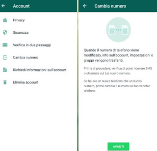 numero WhatsApp su Android WhatsApp Android