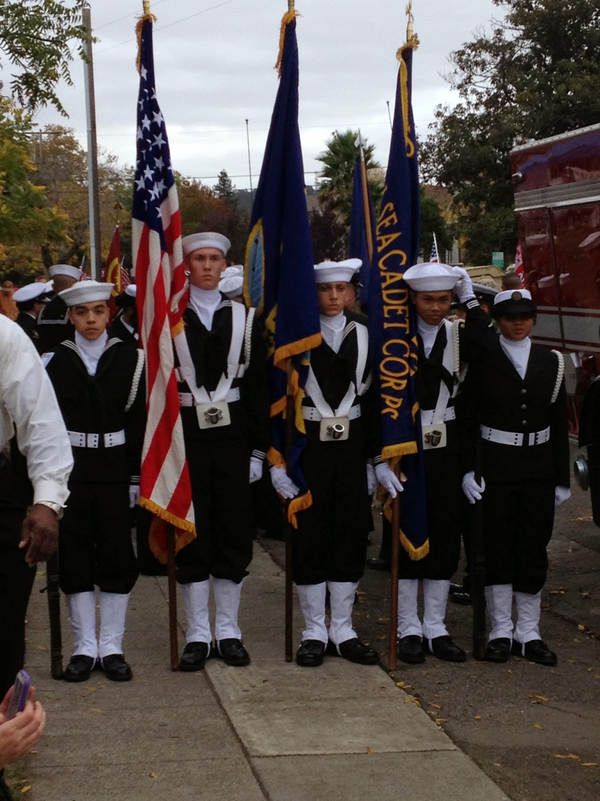 The Smith Family Adventures Veteran's Day Parade, Petaluma, CA