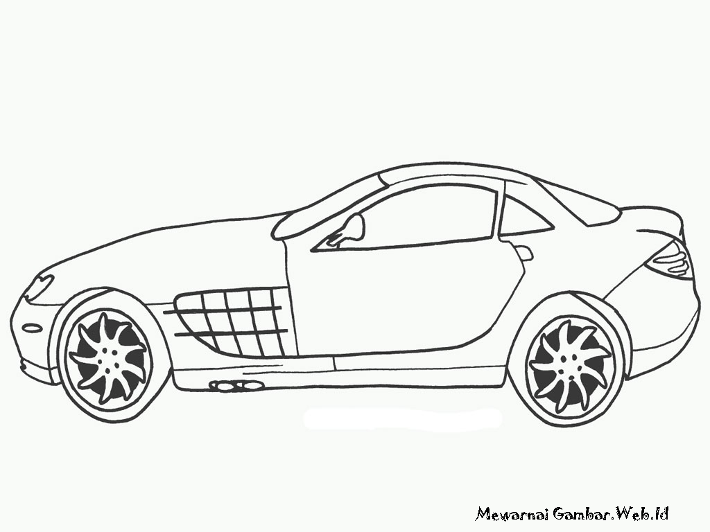 Mewarnai Gambar Mobil Mercedes-Benz Mewarnai Gambar