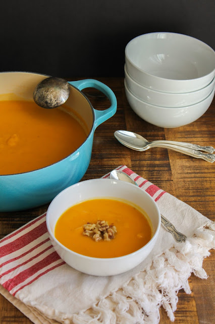 Sweet Potato and Apple Soup | The Chef Next Door #RecipeTwist