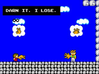 Piedra, papel y tijera - Alex Kidd in Miracle World Piedra, papel y tijera - Alex Kidd in Miracle World
