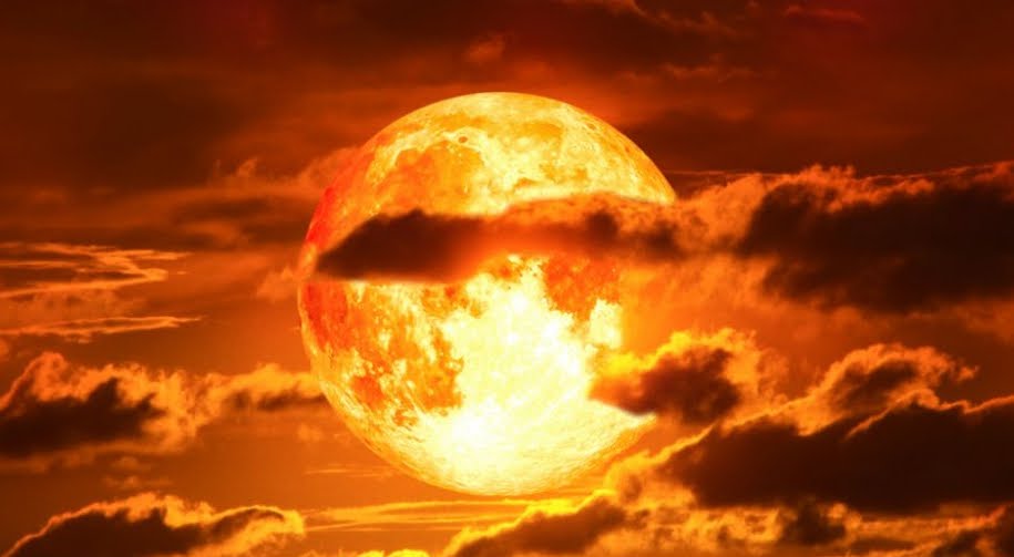 Eclisse totale di Luna: Superluna di sangue del Lupo del 21 gennaio 2019.