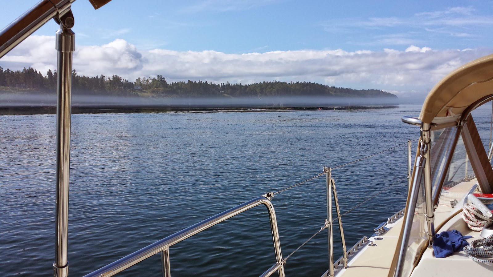 Outbound on Pratique Passamaquoddy Bay