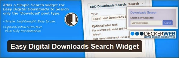 EDD search widget plugin