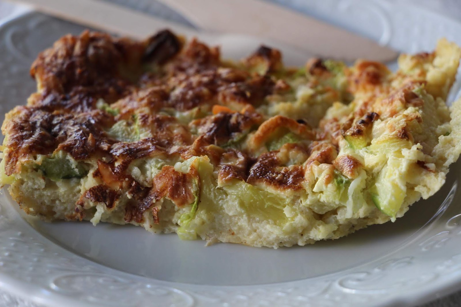 Flo en cuisine Flan semoule et courgettes {cuisine végétarienne}