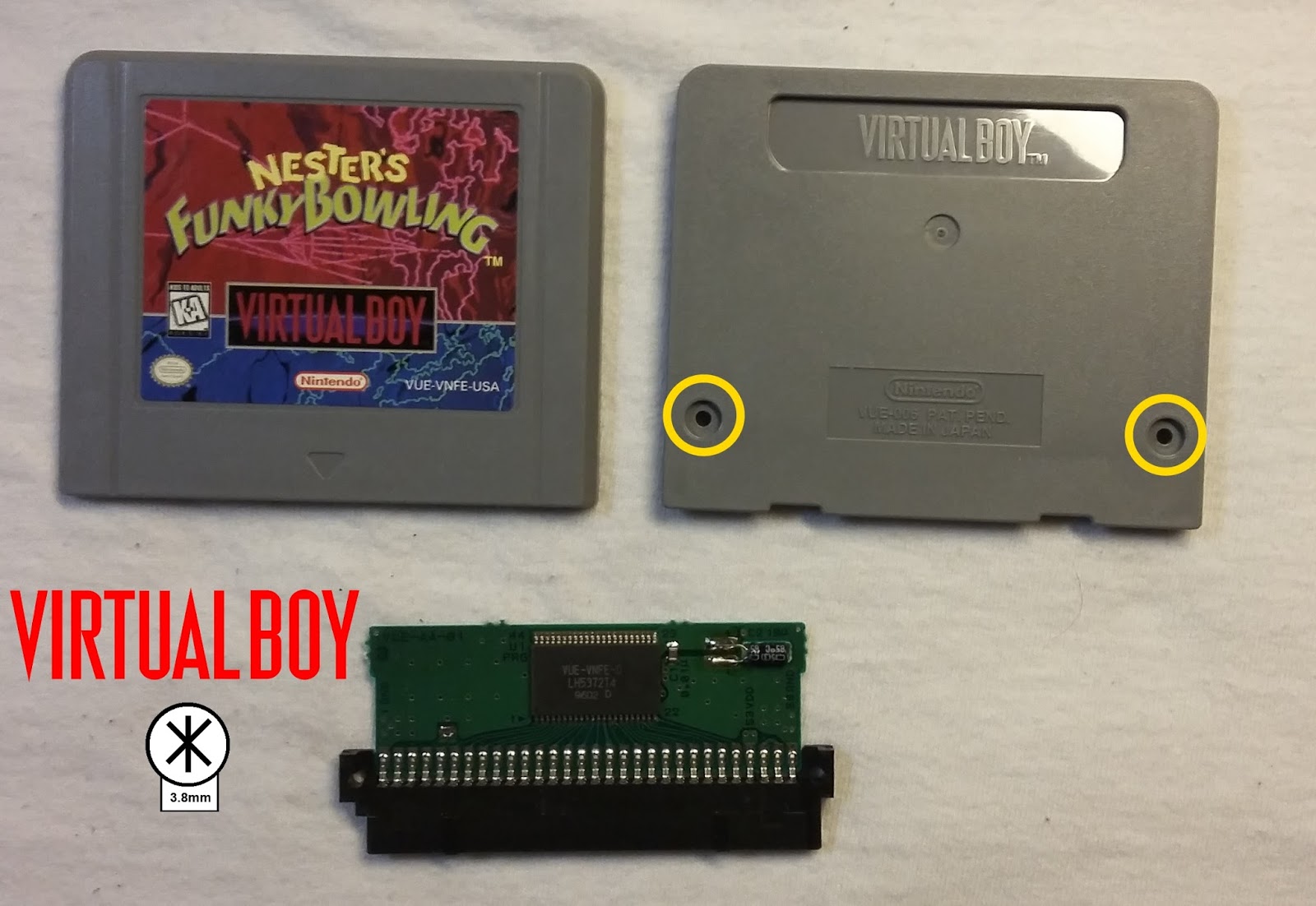 Guide to All Game Cartridge Screwdriver Bits, Batteries, and Circuit Boards