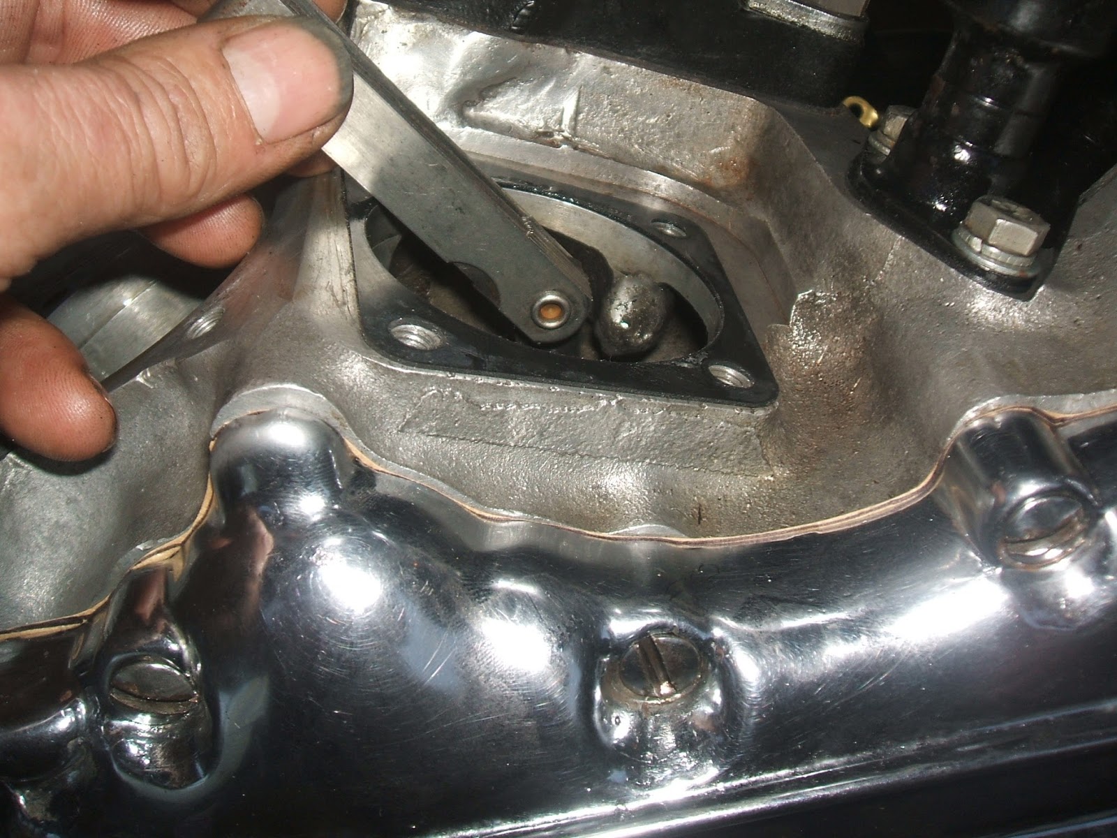 harley timing cover removal