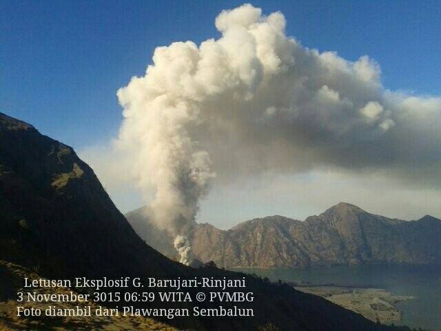 Aktifitas Gunung Baru Jari meningkat, Penutupan Bandara Internasional Lombok Diperpanjang