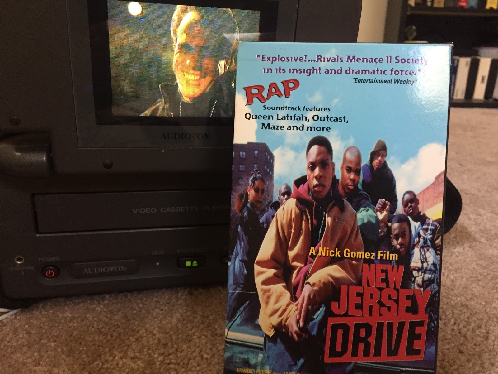 step off Currently Watching New Jersey Drive on VHS