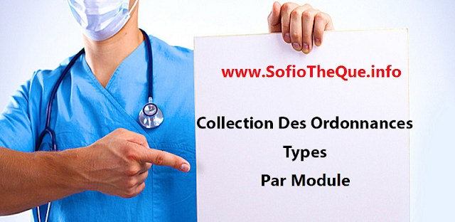 Les Ordonnances Types de médecine par modules Collection des Ordonnances Types de médecine pdf
