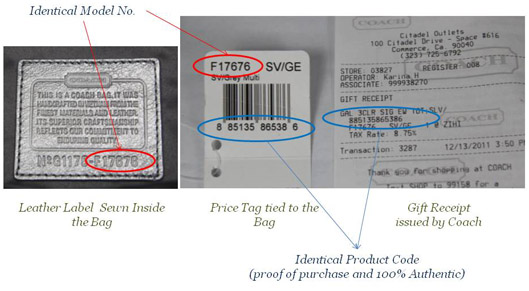 2morebags: Model No., Original Price Tag and Gift Receipt