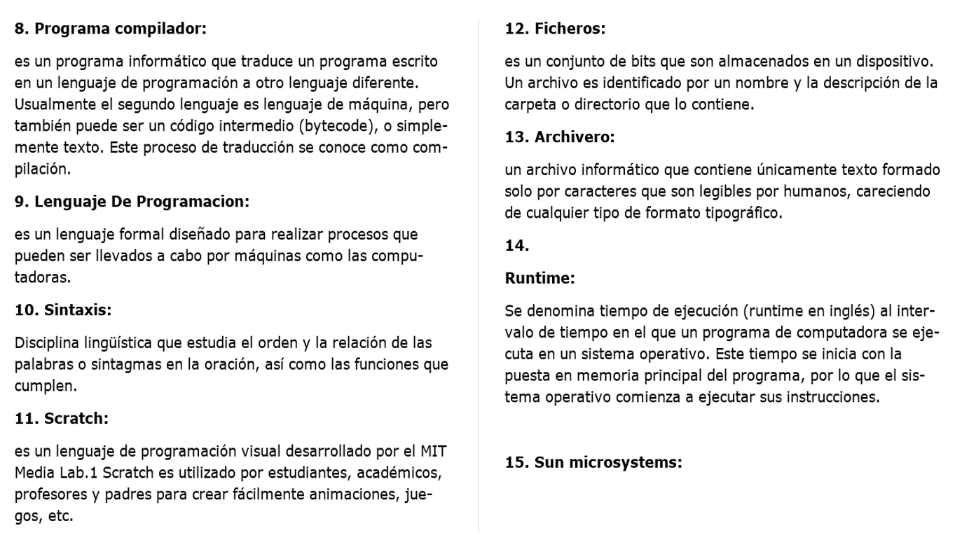 Portafolio de evidencias Moviles: Glosario