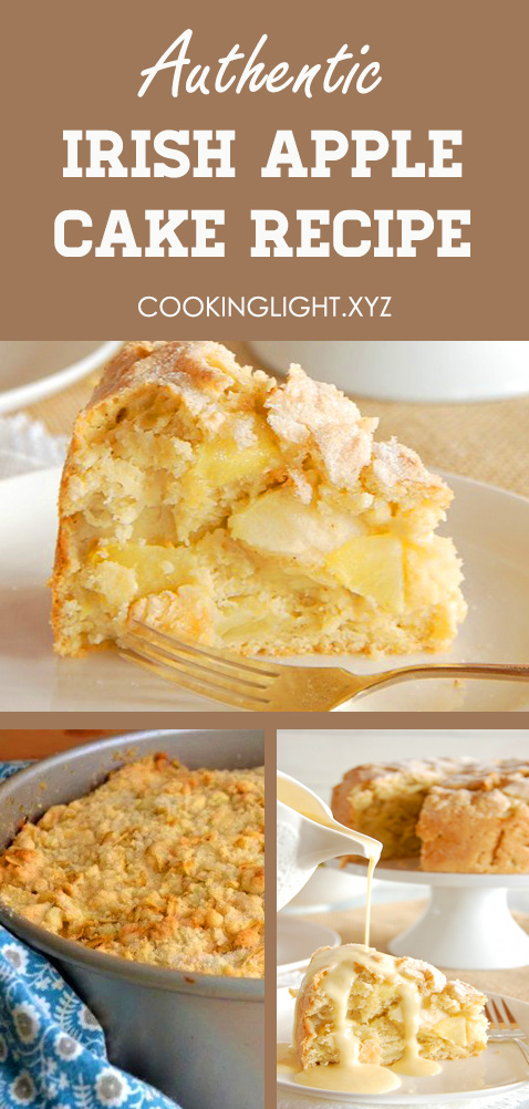 Irish Apple Cake With Custard Sauce Cooking Light